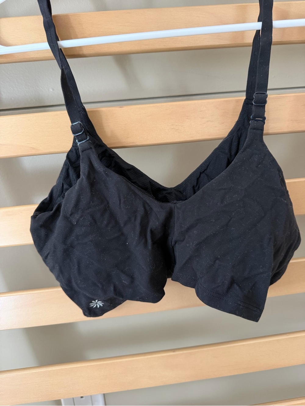 Athleta Black Longline Sports Bra, S